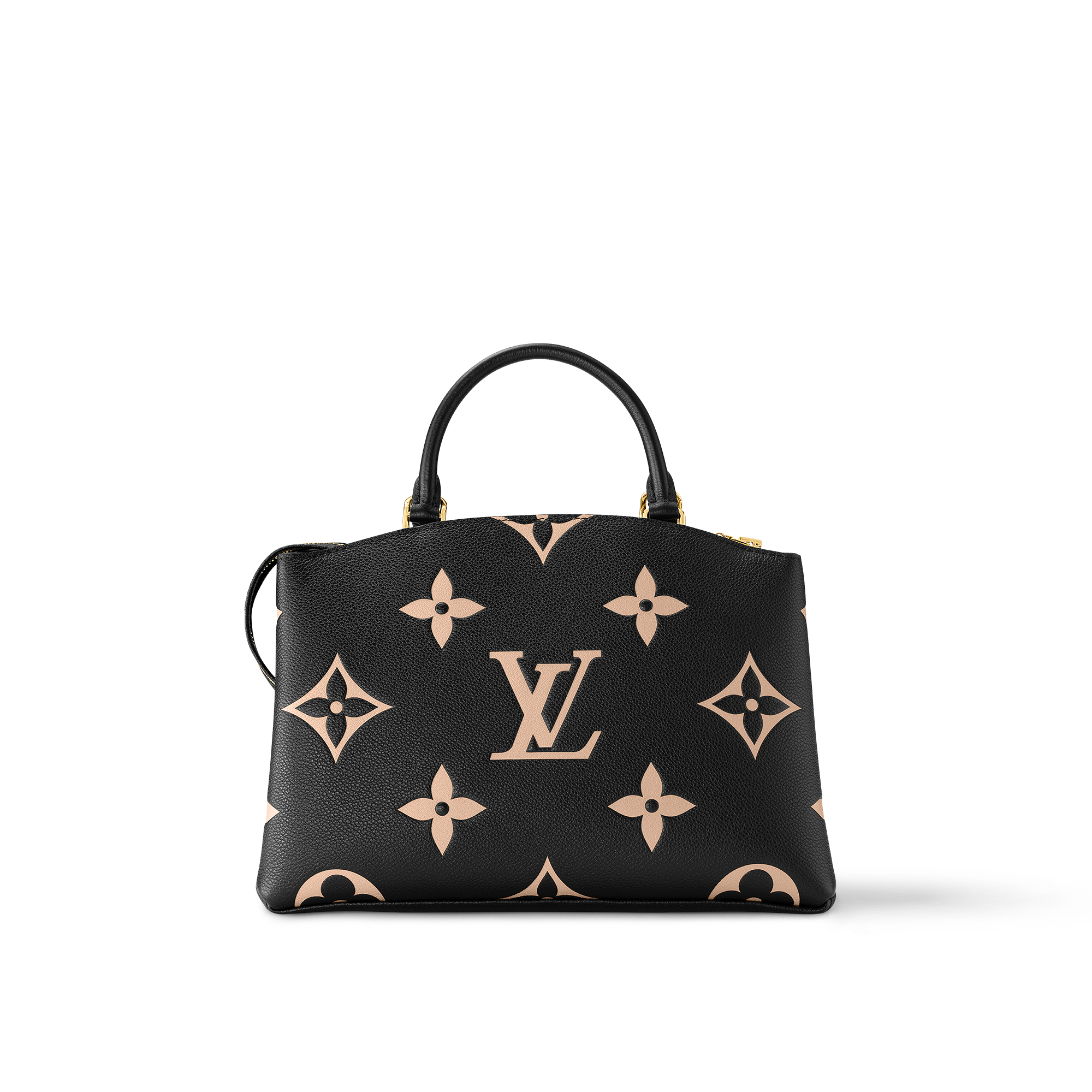【ルイヴィトン 】S+★M45119★PETIT PALAIS★ Louis Vuitton Bi-Color Tourterelle/Cream Monogram Empreinte
